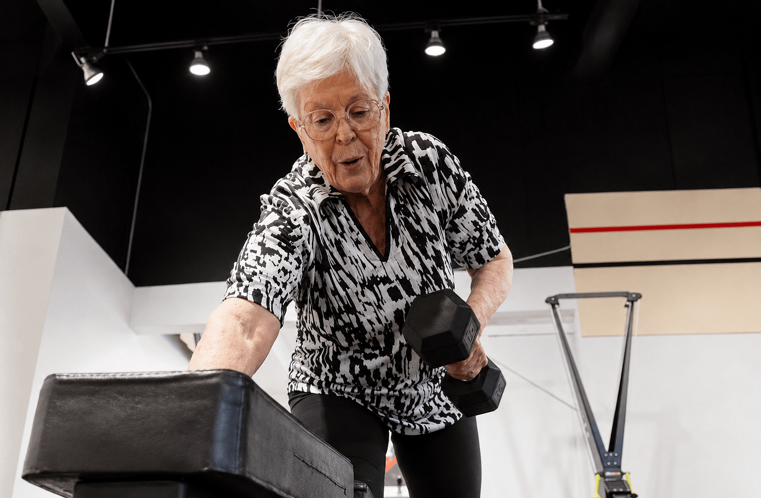 Female senior personal training at BPM in victoria, bc