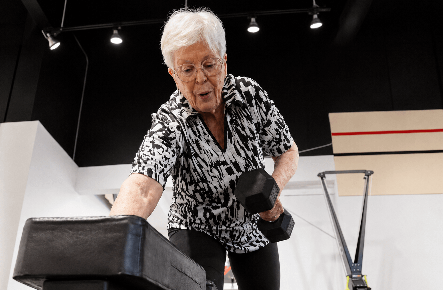 Female senior personal training at BPM in victoria, bc