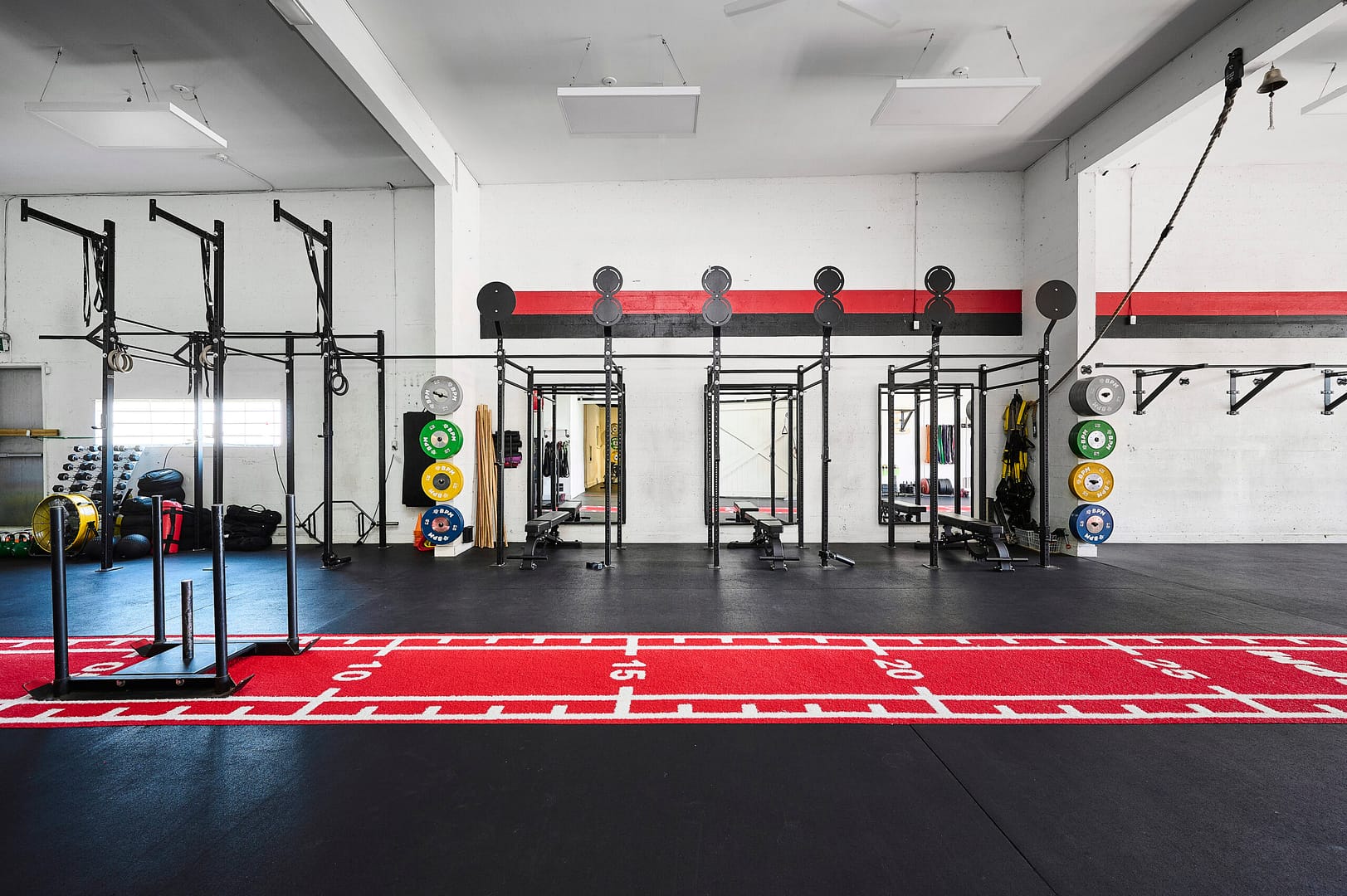 Inside photo of fitness equipment in BPM Fitness Centre in Victoria, BC