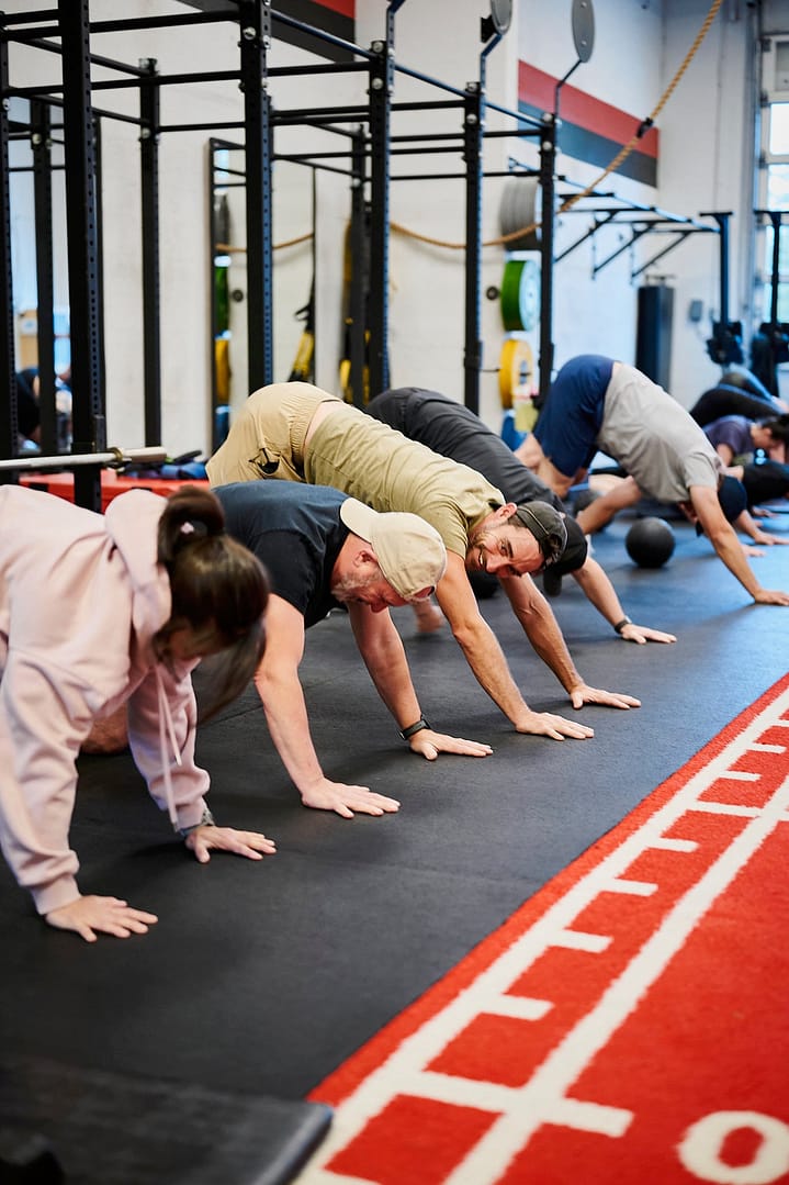 stretching before a workout